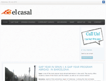 Tablet Screenshot of elcasalbarcelona.com